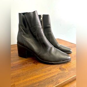 Treasure & Bond leather heeled boots size 8